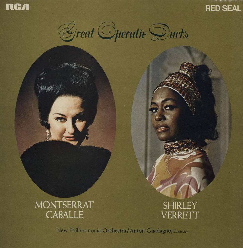 Montserrat Caballe Great Operatic Duets UK vinyl LP album (LP record) SER5590