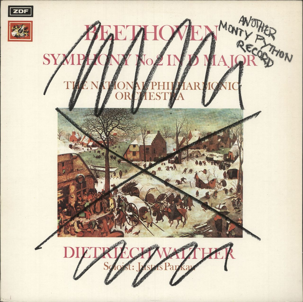 Monty Python Another Monty Python Record - Blue Label UK vinyl LP album (LP record) CAS1049