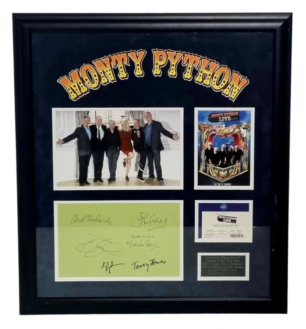 Monty Python Monty Python Live (mostly) - Fully Autographed Display UK memorabilia AUTOGRAPHED DISPLAY