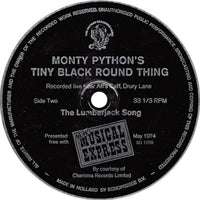 Monty Python Monty Python's Tiny Black Round Thing UK 7" vinyl single (7 inch record / 45) PYT07MO190058
