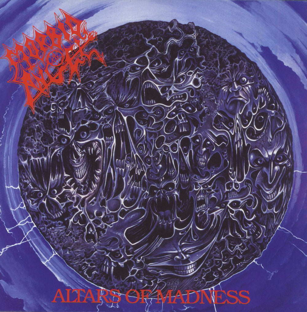 Morbid Angel Altars Of Madness - Yellow Vinyl UK vinyl LP album (LP record) MOSH011FDR