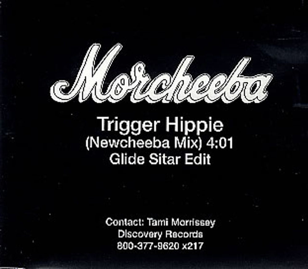 Morcheeba Trigger Hippie US Promo CD single (CD5 / 5") PROCD74557