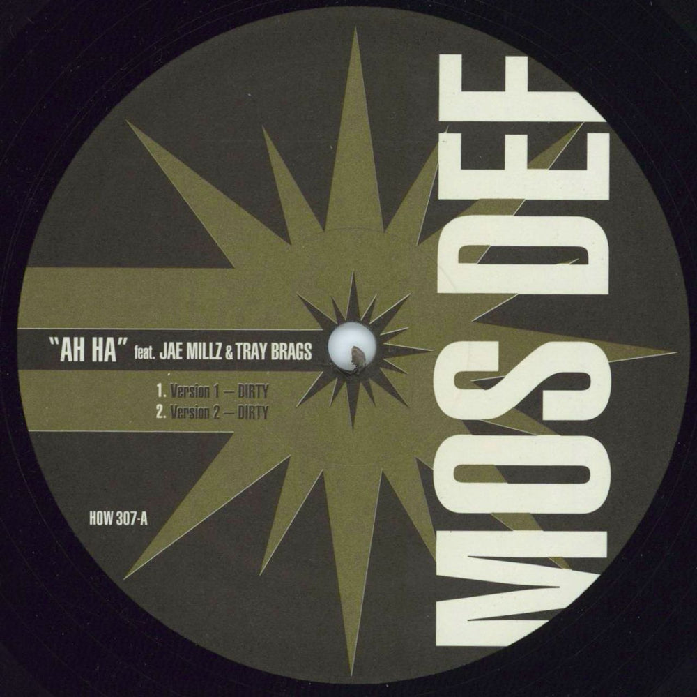 Mos Def Ah Ha / Bright As The Stars US 7" vinyl single (7 inch record / 45) HOW307