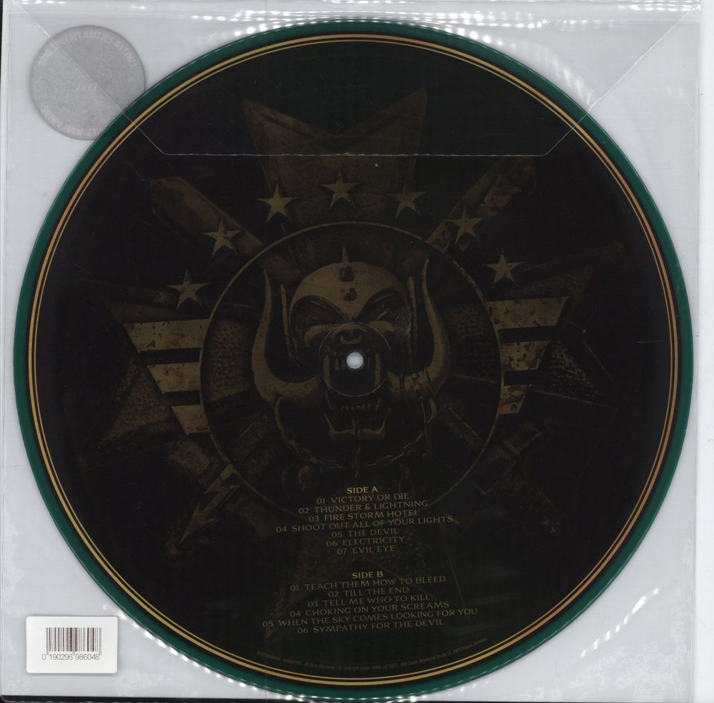 Motorhead Bad Magic - Green Rim Picture Disc German picture disc LP (vinyl picture disc album) MOTPDBA787088
