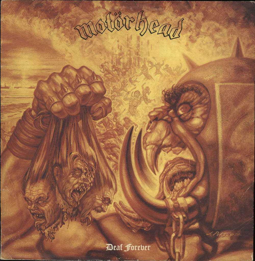 Motorhead Deaf Forever UK 12" vinyl single (12 inch record / Maxi-single) GWT2