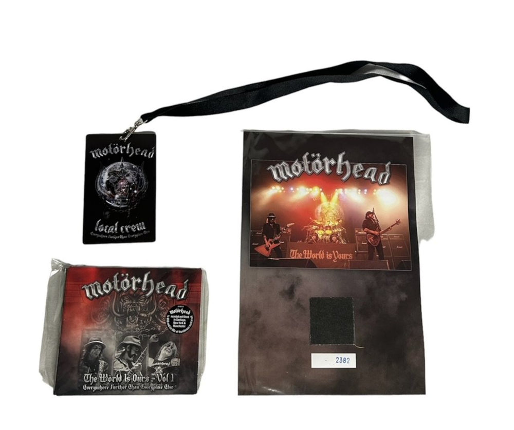 Motorhead MotörBag - 2CD/DVD UK memorabilia