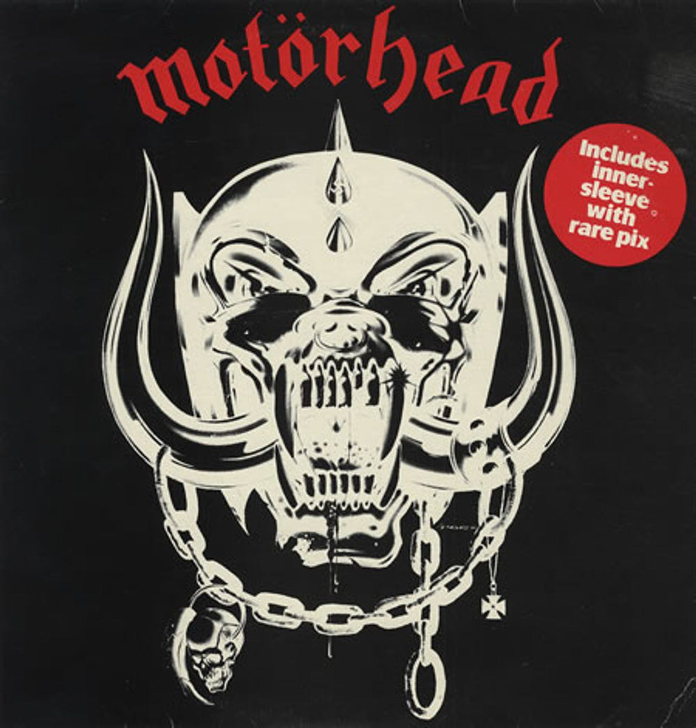 Motorhead Motorhead - Clear Vinyl UK vinyl LP album (LP record) WIK2