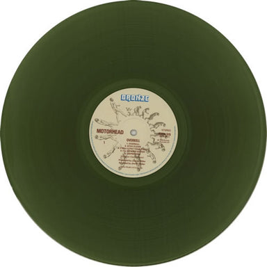Motorhead Overkill - Green - EX UK vinyl LP album (LP record) MOTLPOV104163