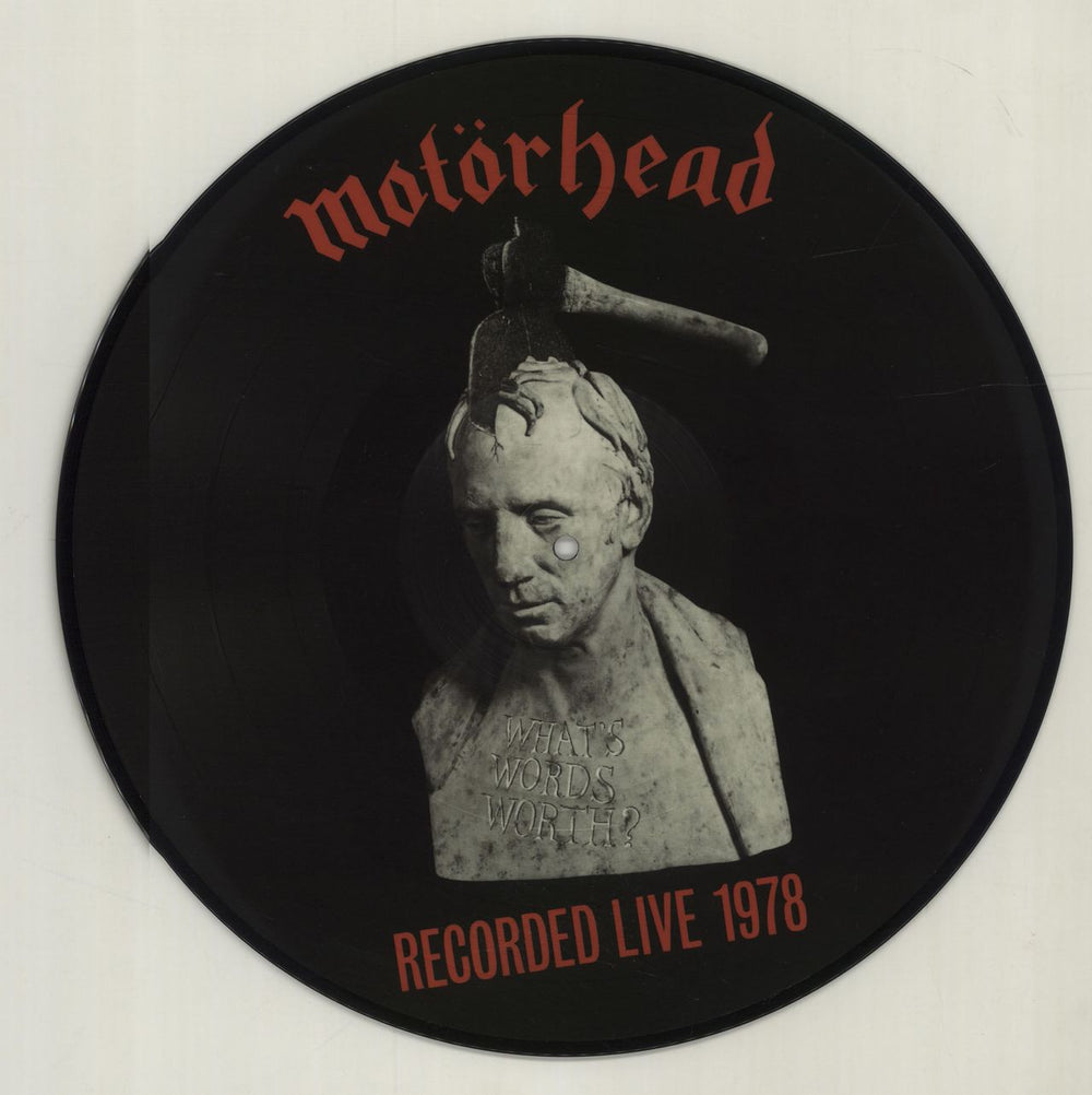 Motorhead What's Words Worth? - RSD17 UK picture disc LP (vinyl picture disc album) BOBV482PD