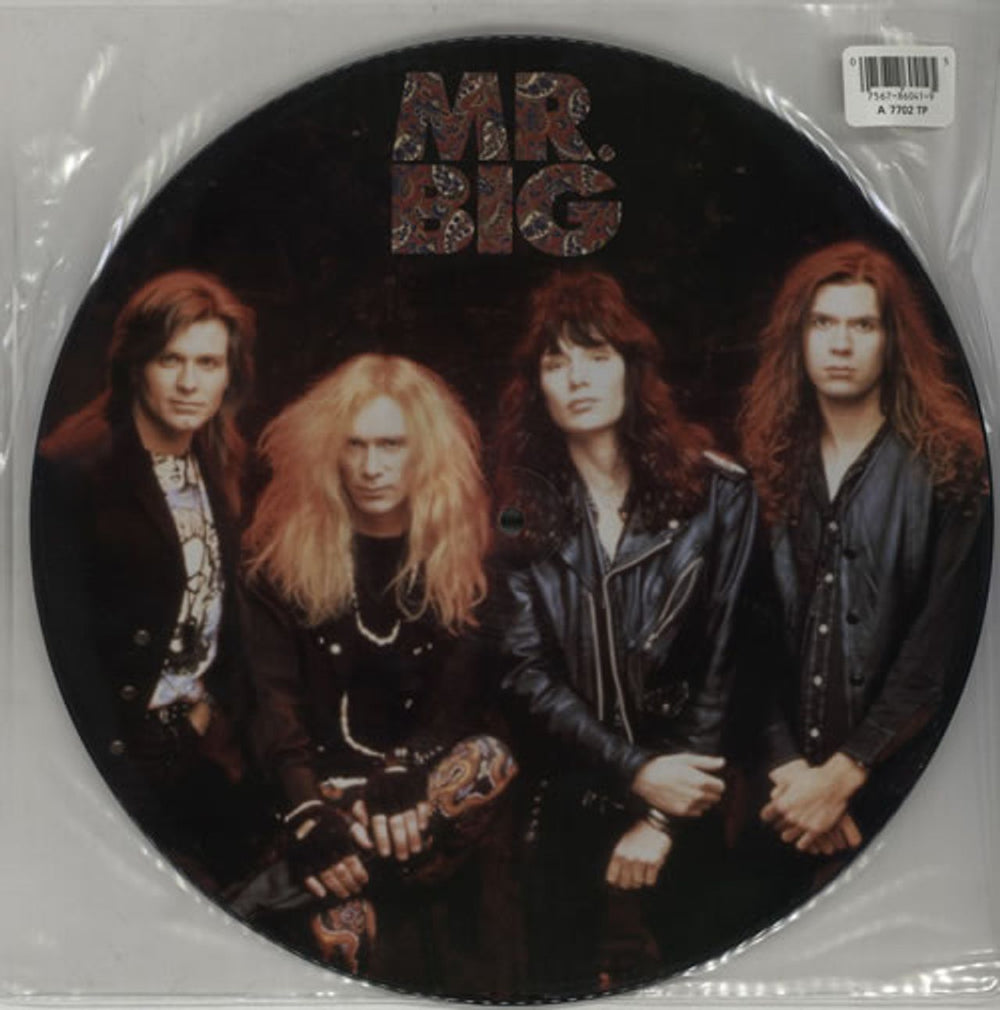 Mr Big (US) Green Tinted Sixties Mind UK 12" vinyl picture disc (12 inch picture record) A7702TP