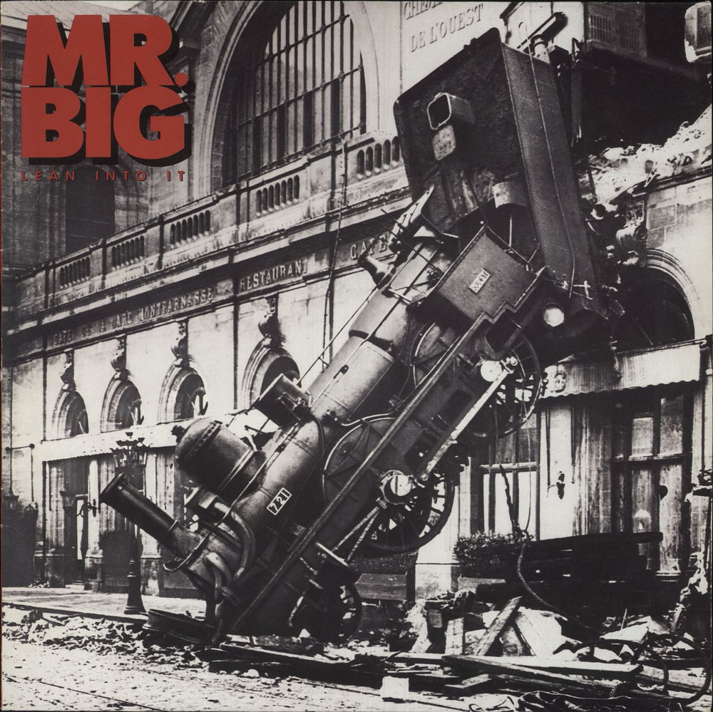 Mr Big (US) Lean Into It German vinyl LP album (LP record) 7567-82209-1