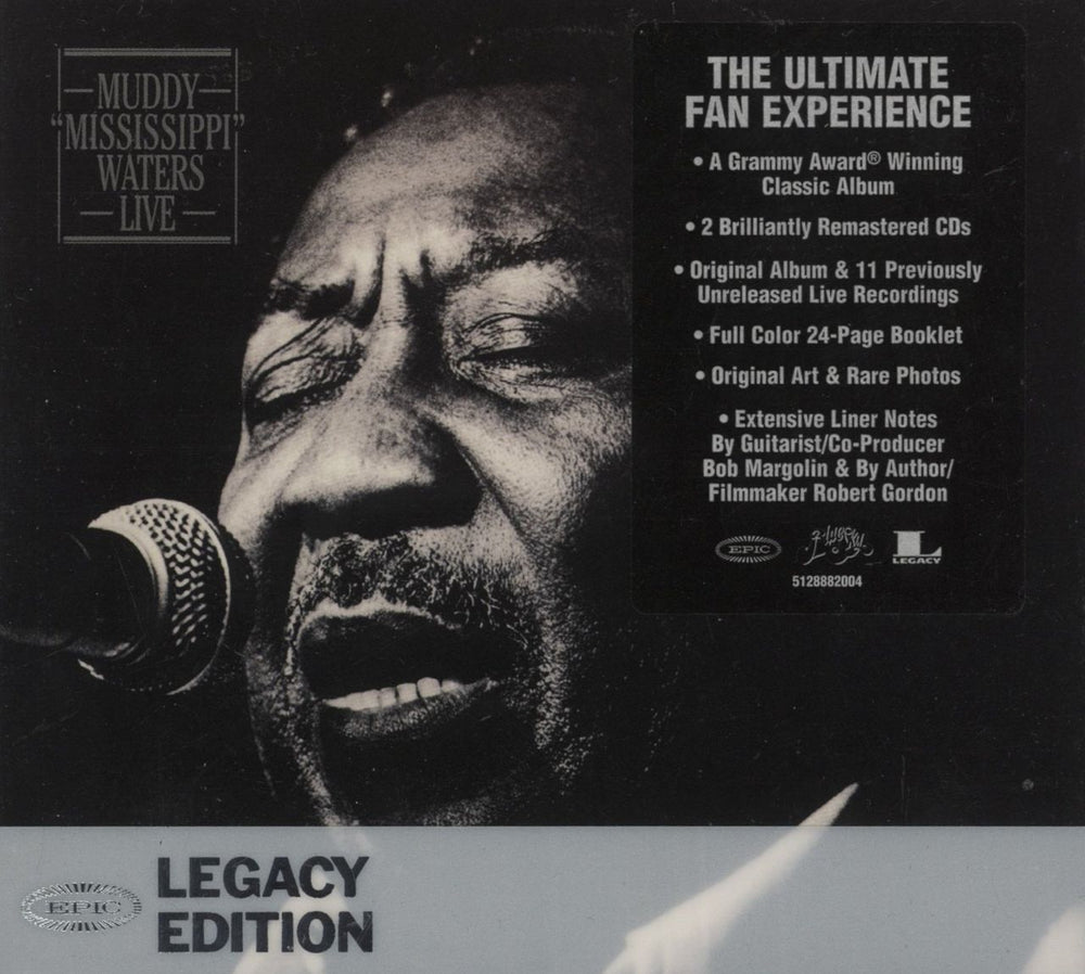 Muddy Waters Muddy 'Mississippi' Waters Live UK 2 CD album set (Double CD) 5128882