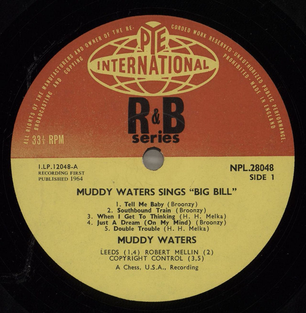 Muddy Waters Muddy Waters Sings The Songs Of Big Bill Broonzy UK vinyl LP album (LP record) MDWLPMU751358