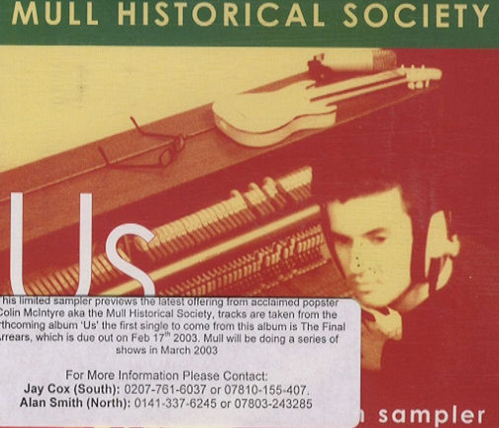 Mull Historical Society US Sampler UK Promo CD single (CD5 / 5") SAM00752