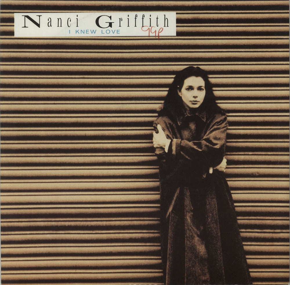 Nanci Griffith I Knew Love UK 12" vinyl single (12 inch record / Maxi-single) MCAT1240