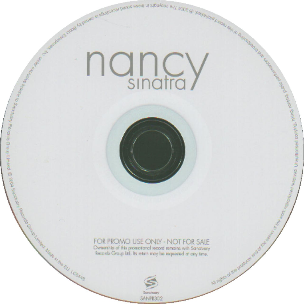 Nancy Sinatra Nancy Sinatra UK Promo CD album (CDLP)