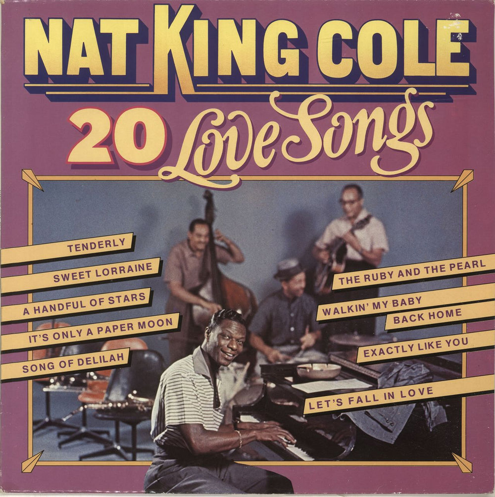 Nat King Cole 20 Love Songs German vinyl LP album (LP record) 33011