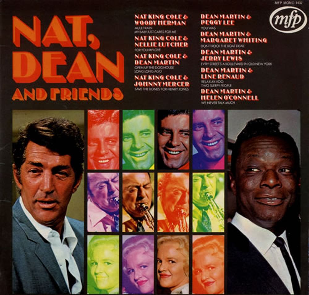 Nat King Cole Nat, Dean And Friends UK vinyl LP album (LP record) MFP1432