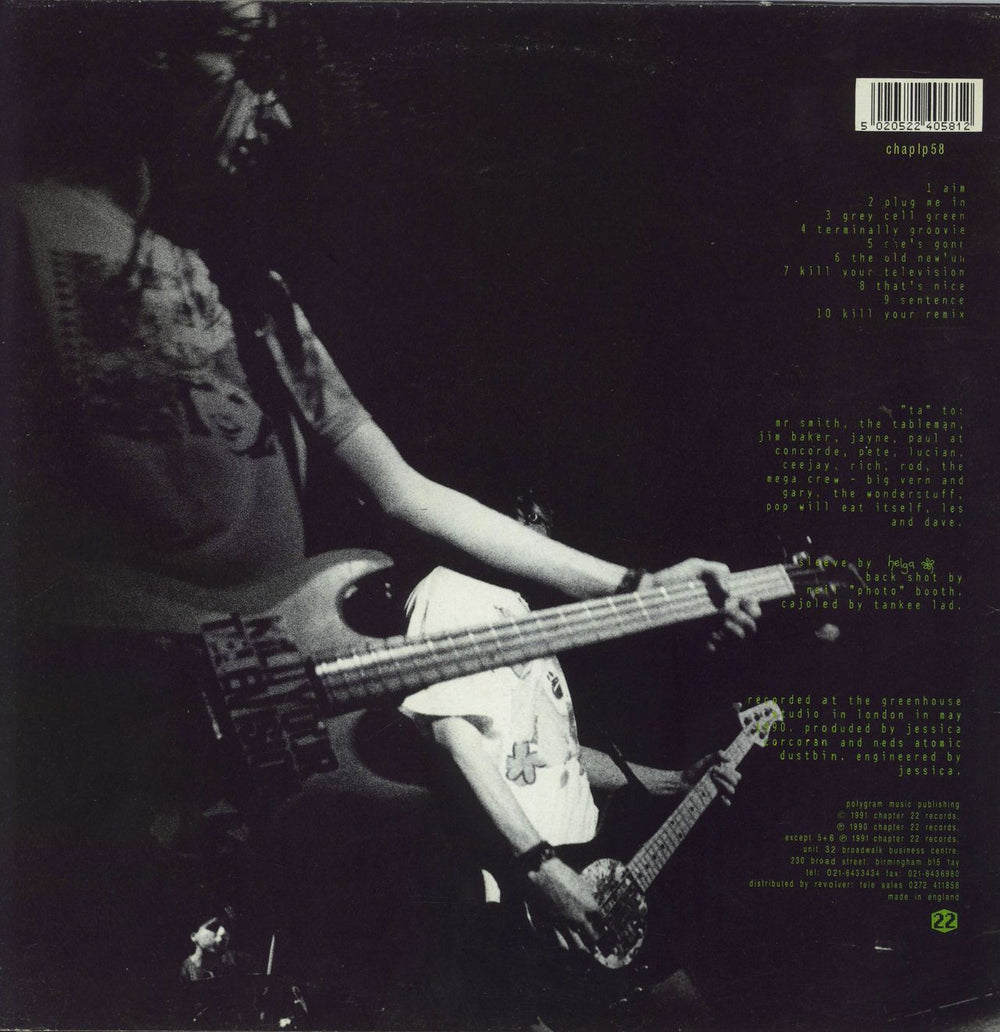 Ned's Atomic Dustbin Bite UK vinyl LP album (LP record) 5020522405812