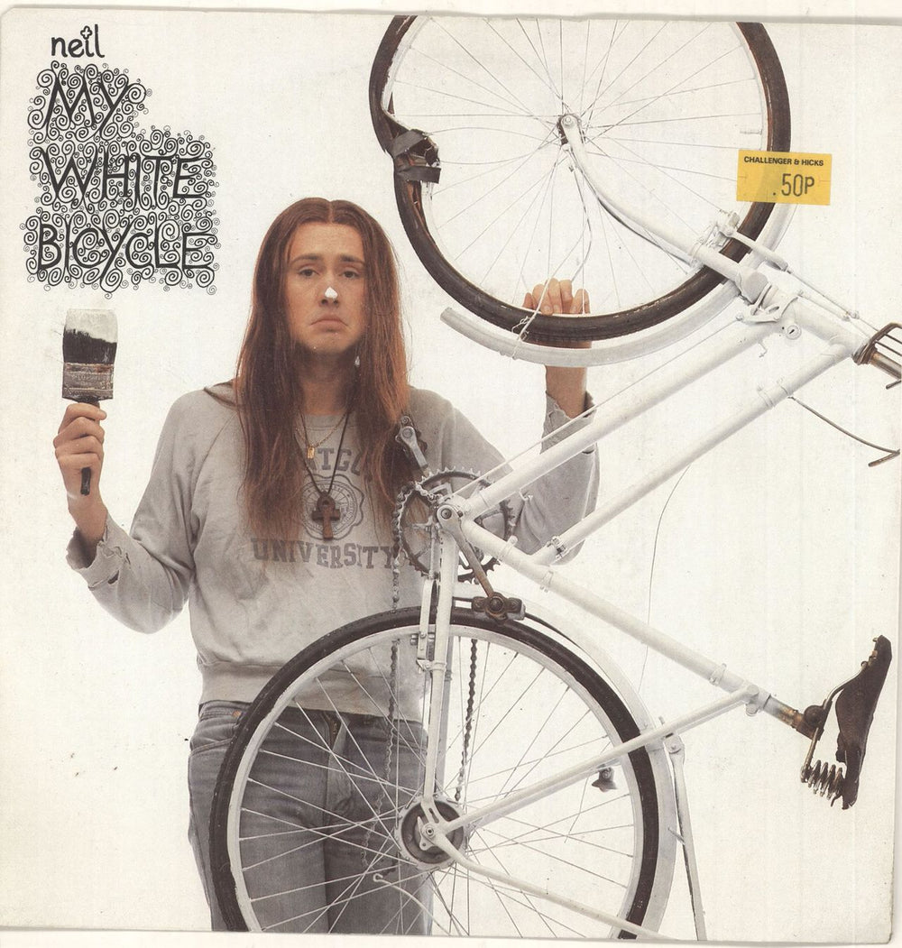 Neil My White Bicycle UK 7" vinyl single (7 inch record / 45) YZ30