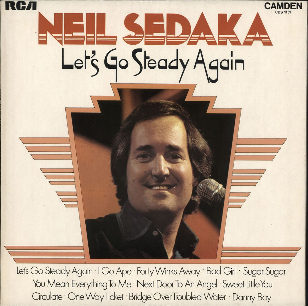 Neil Sedaka Let's Go Steady Again UK vinyl LP album (LP record) CDS1151