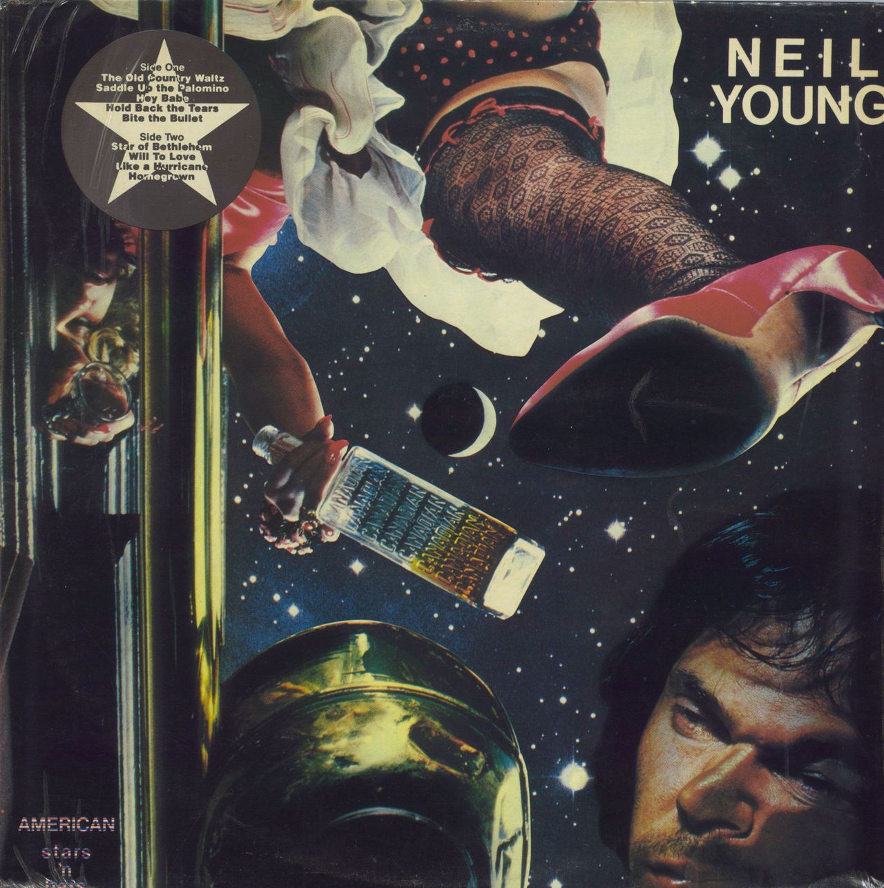 Neil Young American Stars 'N Bars South African vinyl LP album (LP record) RRC2232