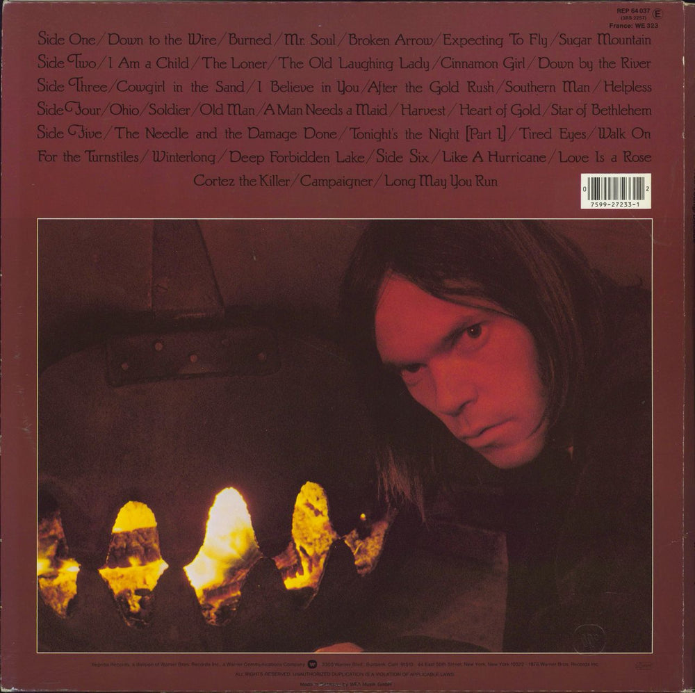 Neil Young Decade German 3-LP vinyl record set (Triple LP Album)