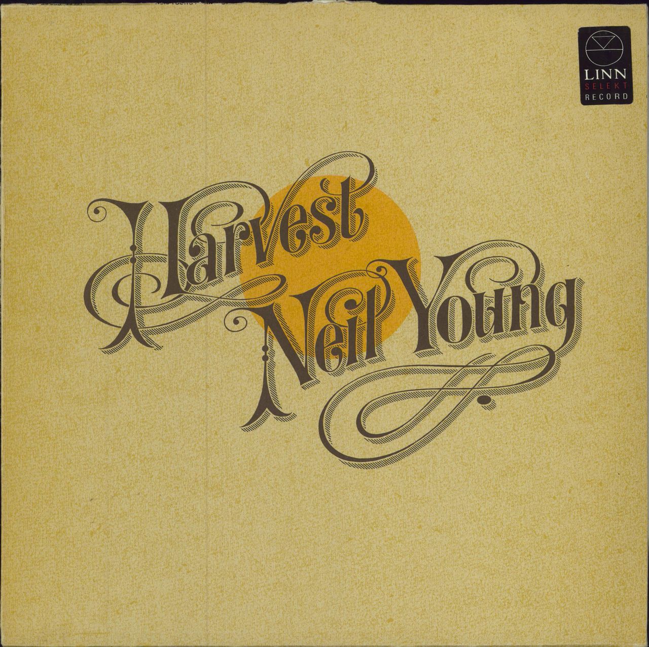Neil Young Harvest - Triple Colour Label German vinyl LP album (LP record) REP54005