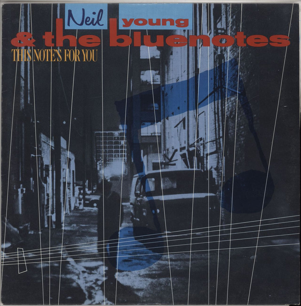 Neil Young This Note's For You Australian vinyl LP album (LP record) 25719-1