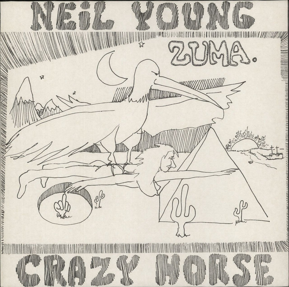 Neil Young Zuma German vinyl LP album (LP record) 7599-27226-1