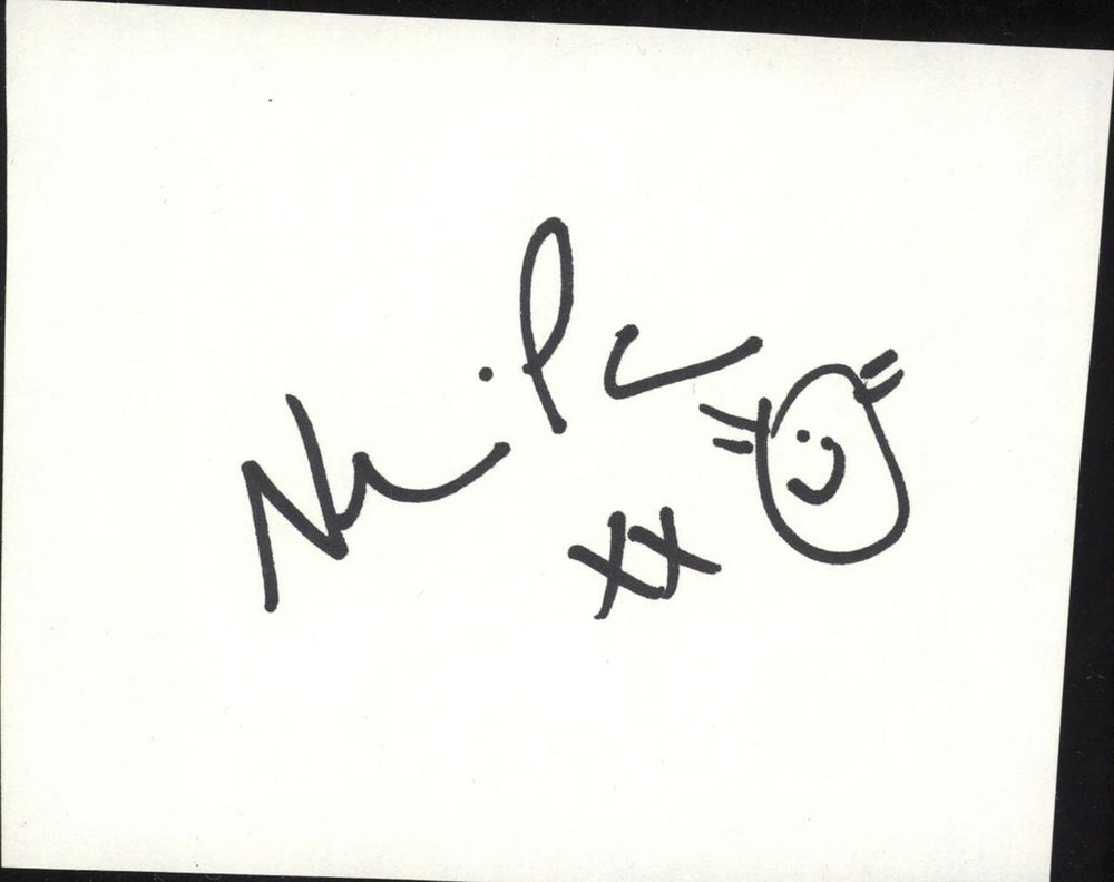 Nerina Pallot Autograph UK memorabilia AUTOGRAPH