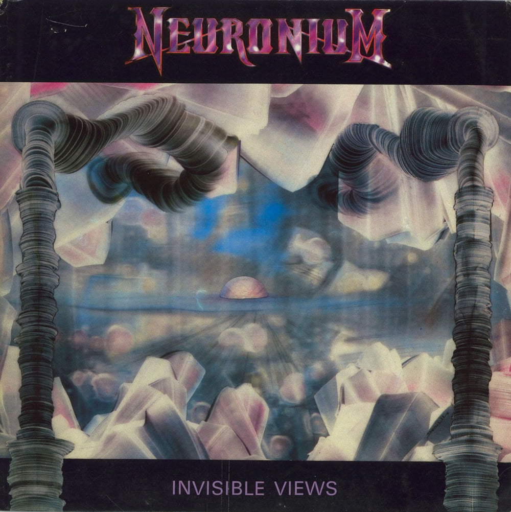 Neuronium Invisible Views Dutch vinyl LP album (LP record) RR9929