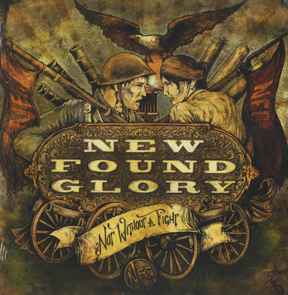 New Found Glory Not Without A Fight US Promo CD album (CDLP) EPITAPH PROMO