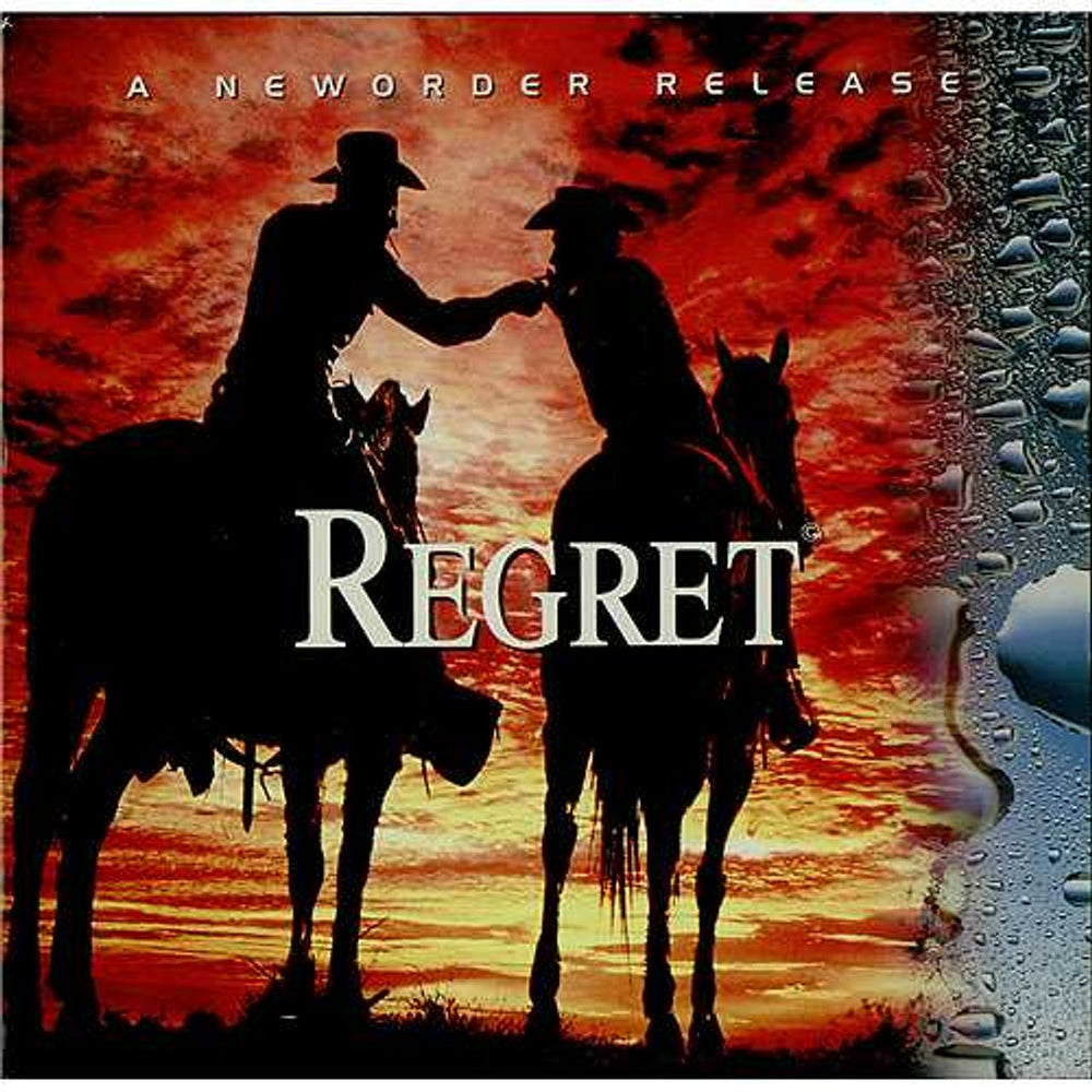 New Order Regret UK 7" vinyl single (7 inch record / 45) NUO1