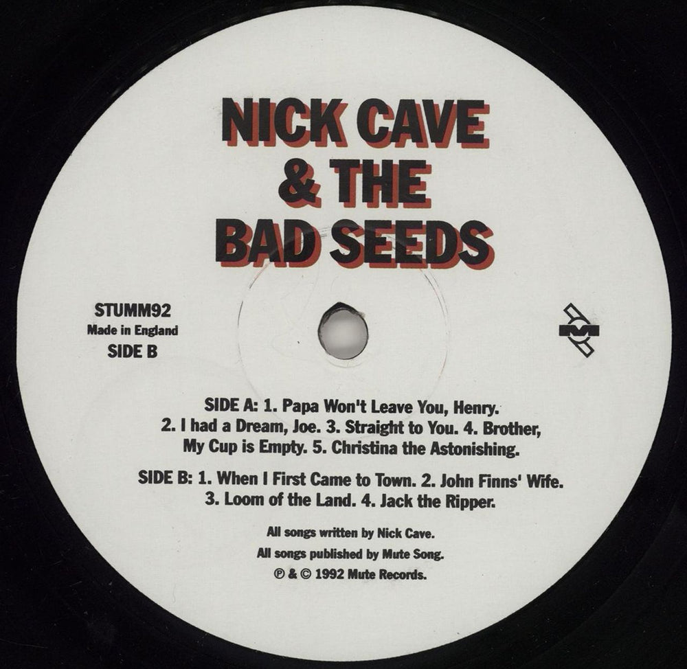 Nick Cave Henry's Dream - EX UK vinyl LP album (LP record) NCVLPHE158247