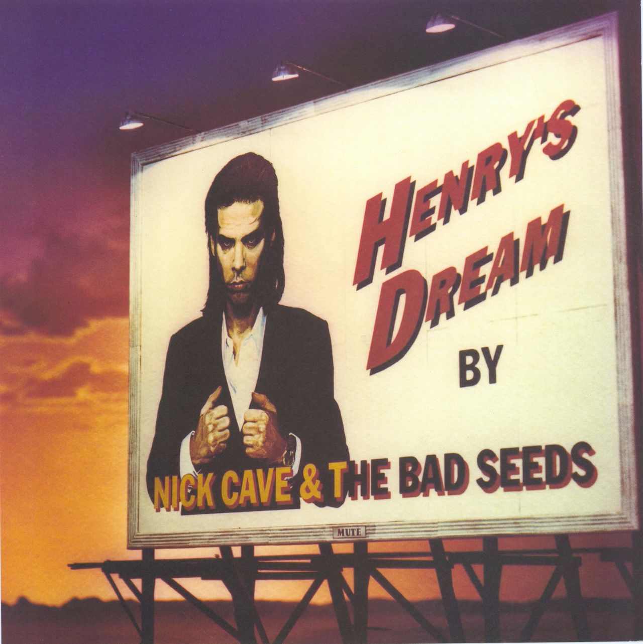 Nick Cave Henry's Dream + Art Print UK vinyl LP album (LP record)