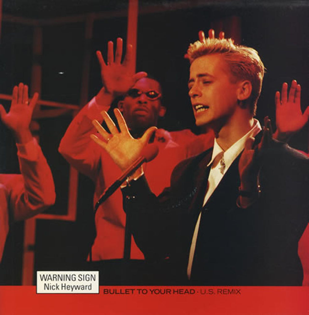 Nick Heyward Warning Sign UK 12" vinyl single (12 inch record / Maxi-single) HEY226