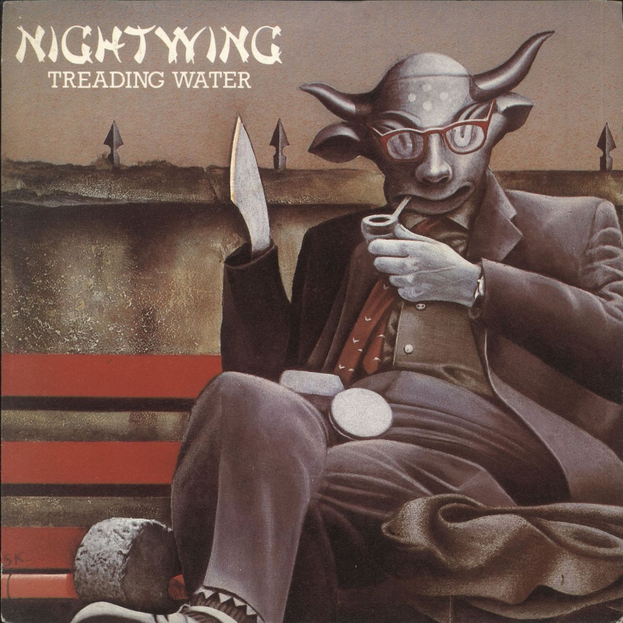 Nightwing Treading Water UK 7" vinyl single (7 inch record / 45) GULS75