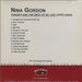 Nina Gordon Tonight And The Rest Of My Life US Promo CD-R acetate CD-R ACETATE