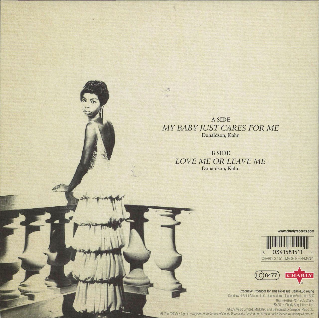 Nina Simone My Baby Just Cares For Me UK 7