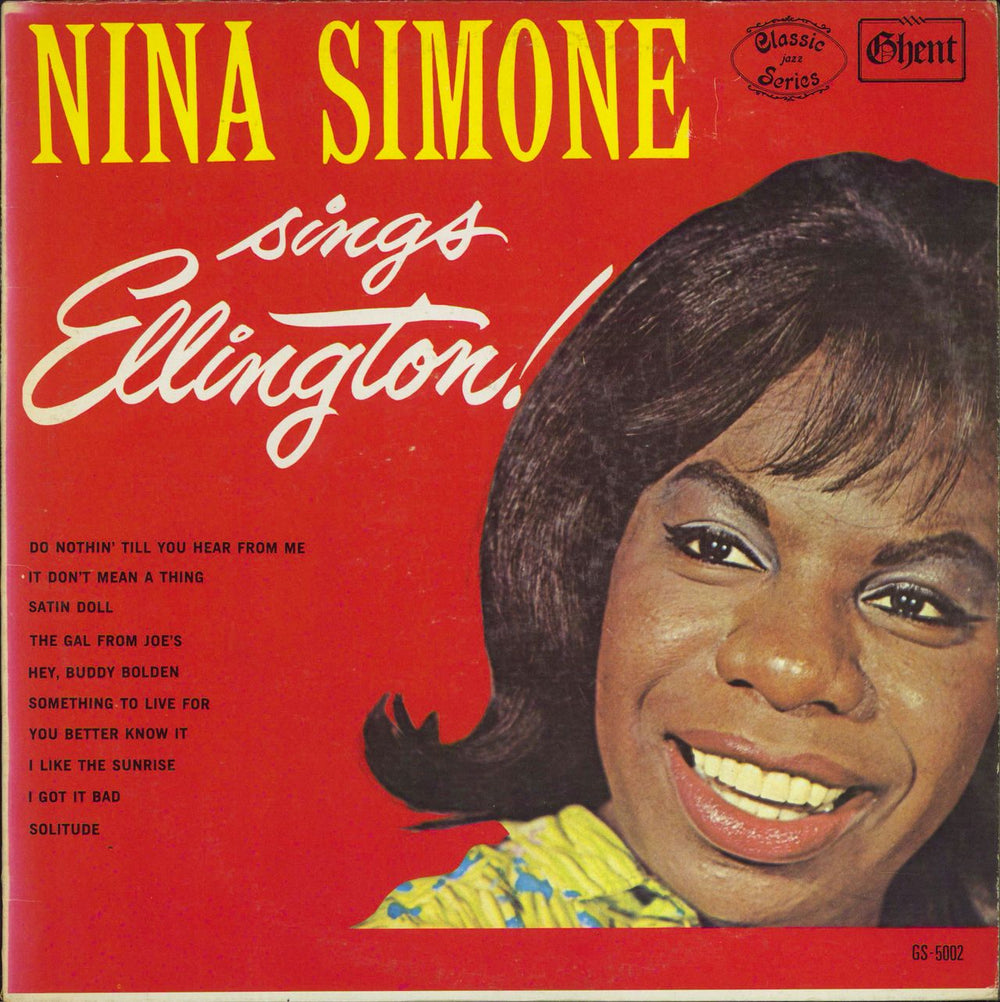 Nina Simone Nina Simone Sings Ellington US vinyl LP album (LP record) GS5002