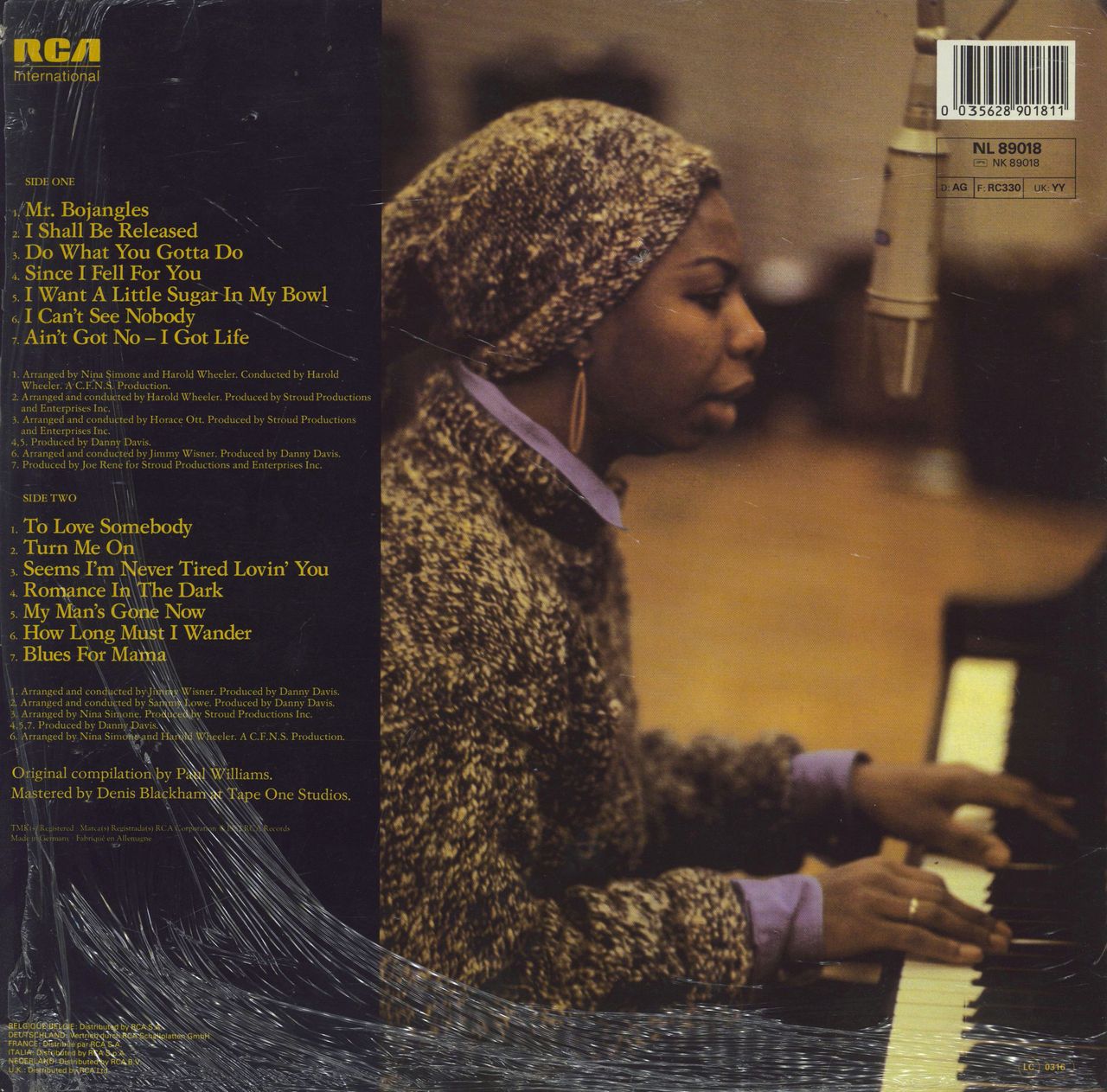 Nina Simone The Artistry Of Nina Simone German vinyl LP album (LP record) 035628901811