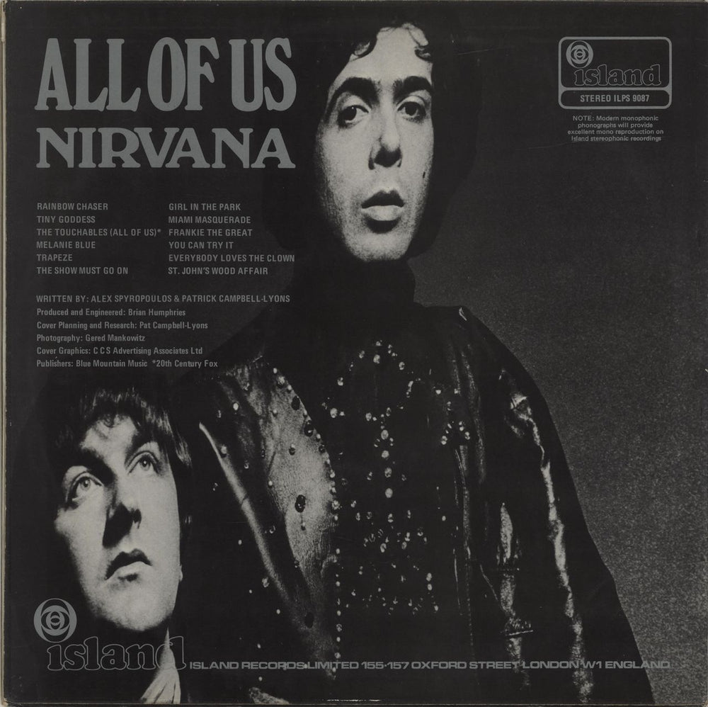 Nirvana (UK) All Of Us - 1st - VG UK vinyl LP album (LP record) NRVLPAL683729