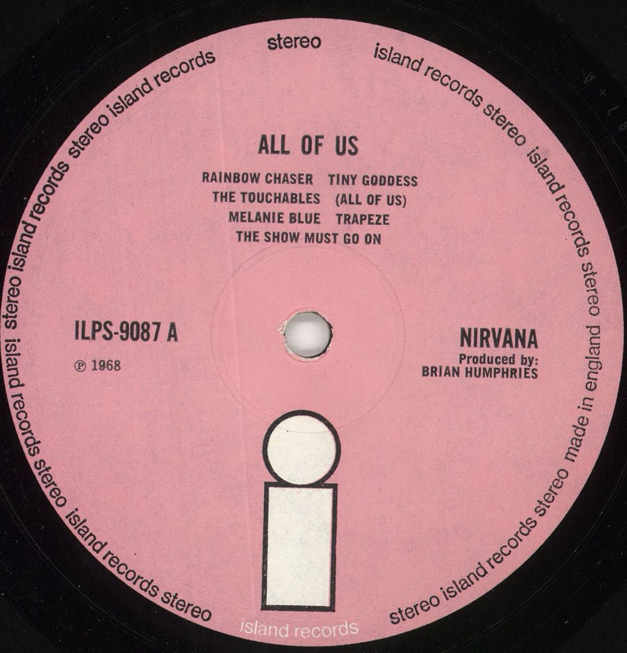 Nirvana (UK) All Of Us - 2nd UK vinyl LP album (LP record) NRVLPAL434483