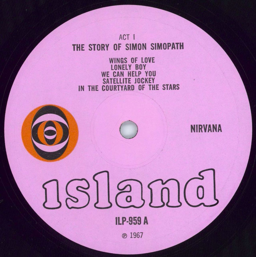 Nirvana (UK) The Story Of Simon Simopath UK vinyl LP album (LP record) NRVLPTH500187