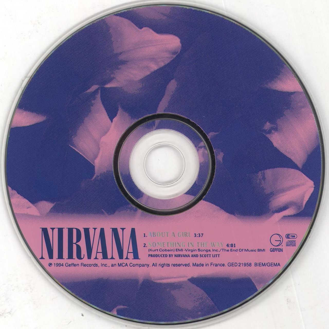 Nirvana (US) About A Girl French CD single — RareVinyl.com