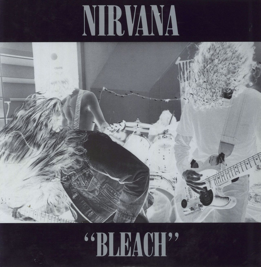 Nirvana (US) Bleach - 180gm Blue Translucent/ Black Swirl Vinyl US 2-LP vinyl record set (Double LP Album) SP834