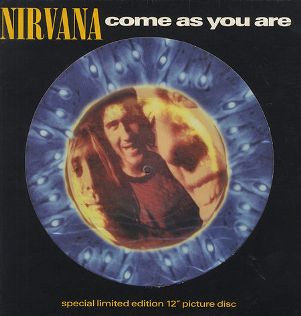 Nirvana (US) Come As You Are UK 12" vinyl picture disc (12 inch picture record) DGCTP7