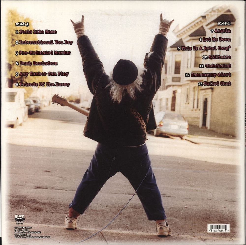 No Use For A Name Hard Rock Bottom US vinyl LP album (LP record)