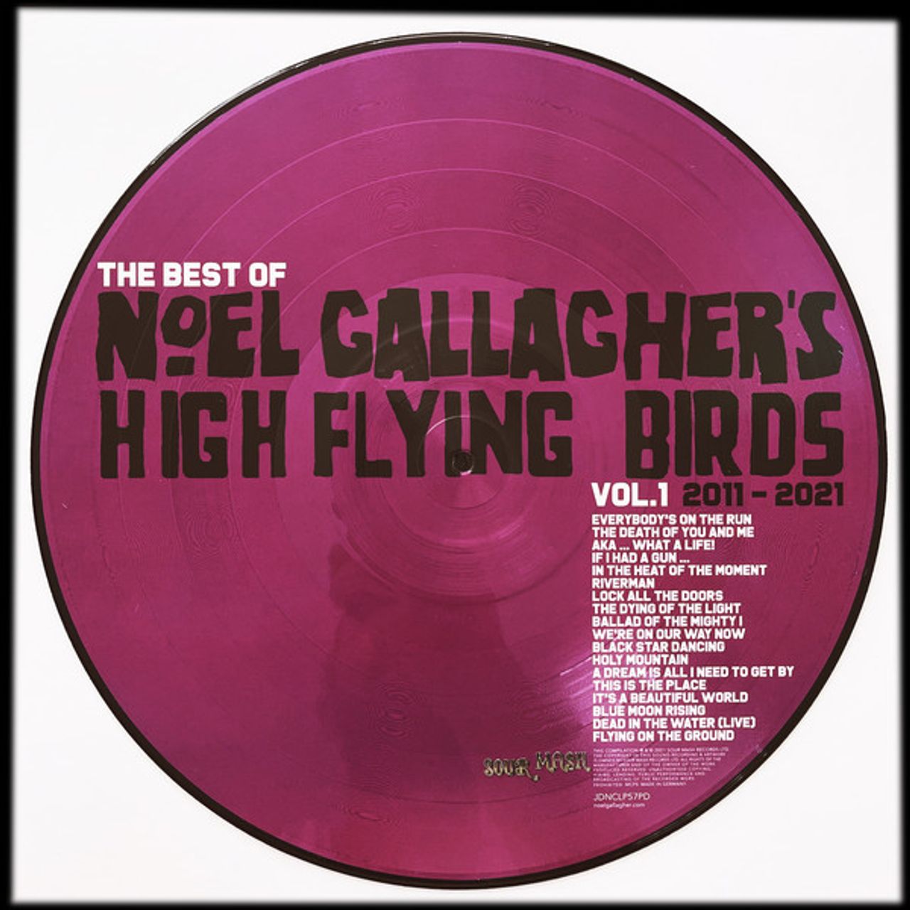 Noel Gallagher Back The Way We Came Vol. 1 2011-2021 UK picture disc LP (vinyl picture disc album)